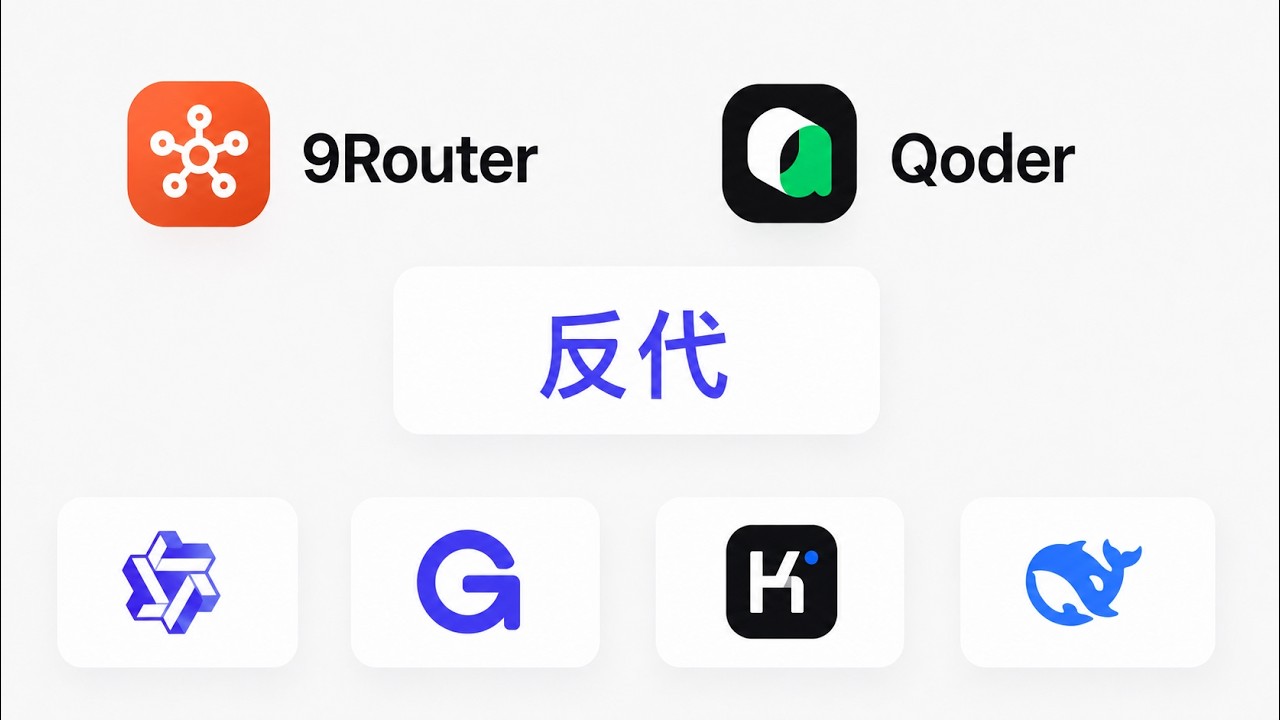 9router 反代 Qoder，获取免费大模型，可以工具调用，Docker部署教程