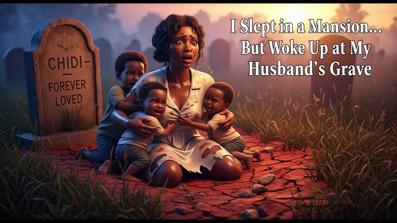 She Slept in Luxury for 5 Years… Then Woke Up on a Grave With Children..#emotionalstory
