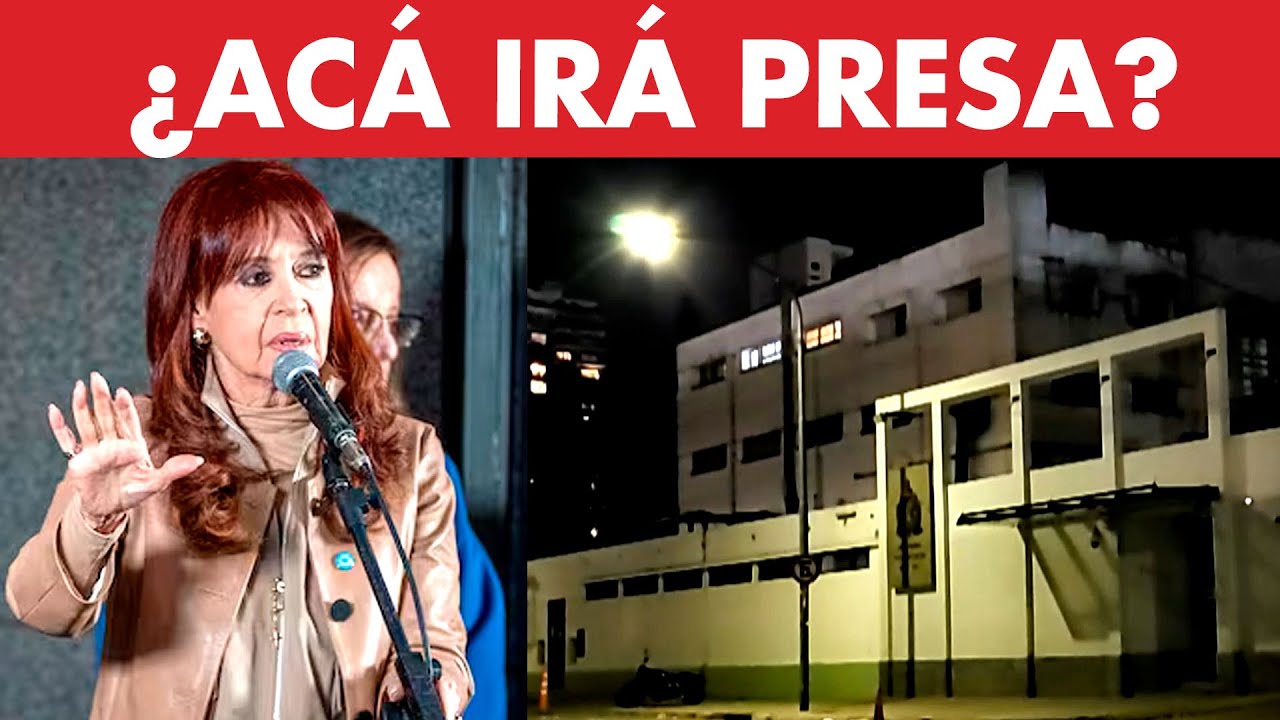 CONDENA FIRME: 6 años de prisión ¿Dónde podría quedar detenida Cristina Kirchner?