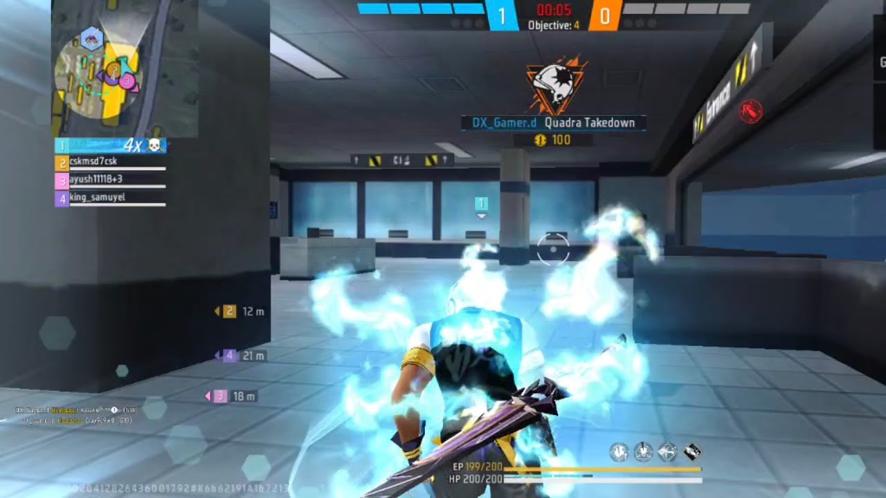 CS RANK 1v4 CLUTCH | BOOYAH GUARANTEED(DX_GAMER.D)