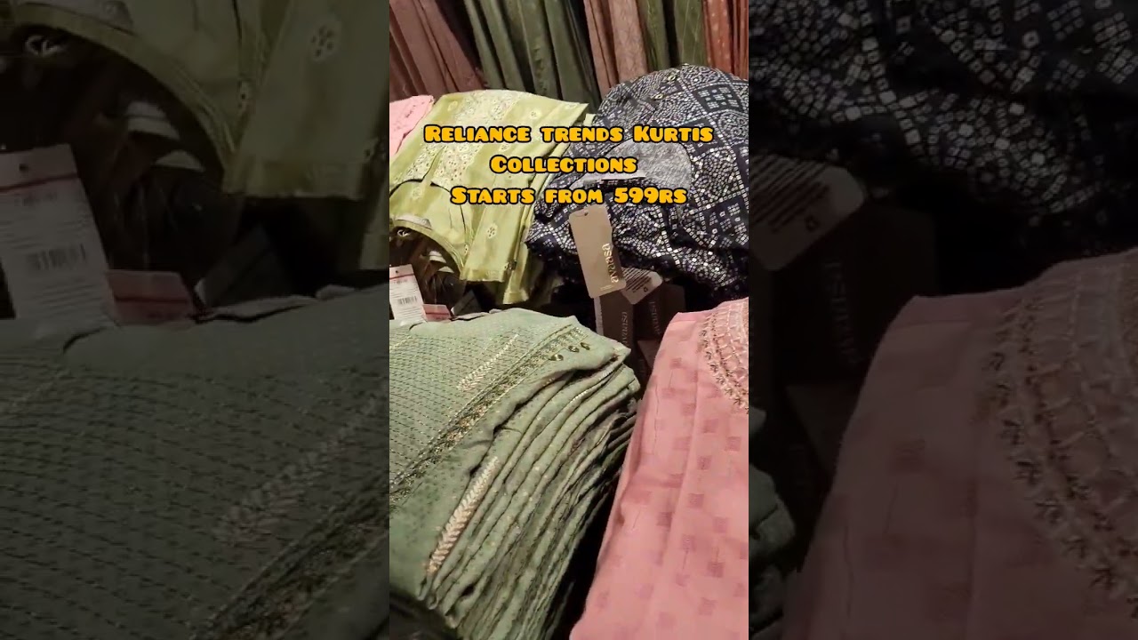 Reliance Trends Kurtis collections 