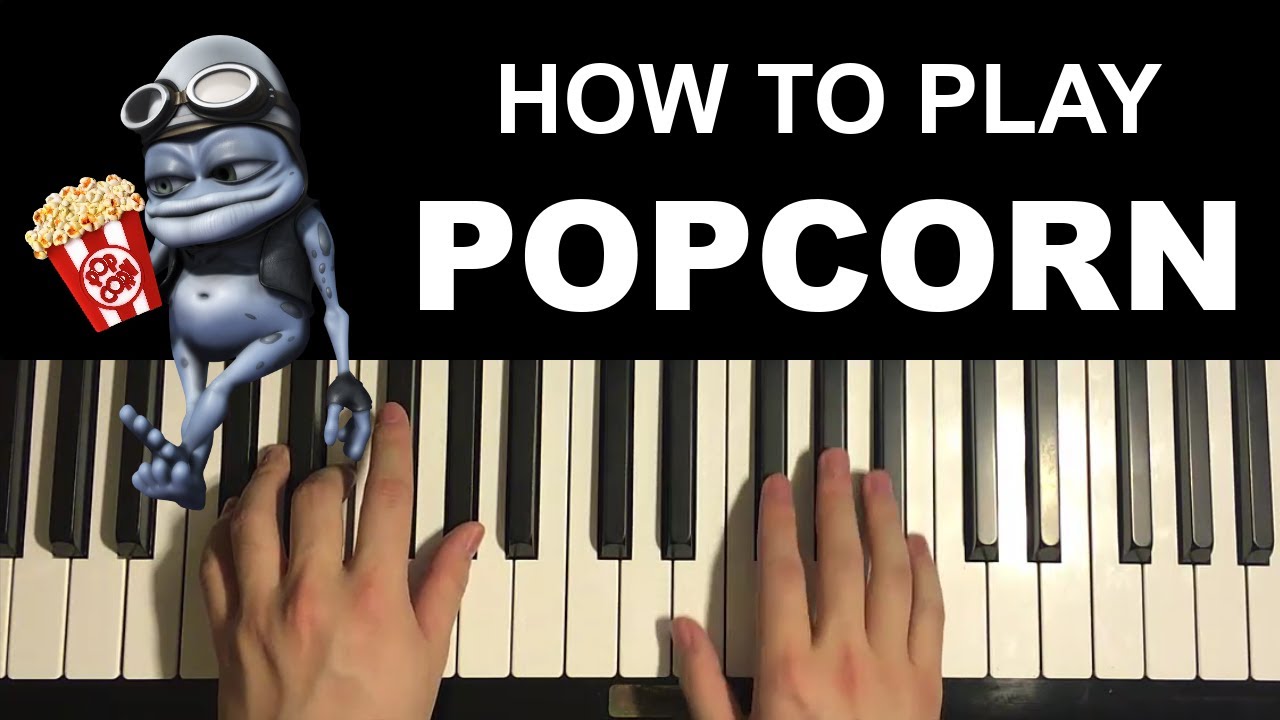 How To Play - Crazy Frog - Popcorn (Piano Tutorial Lesson)