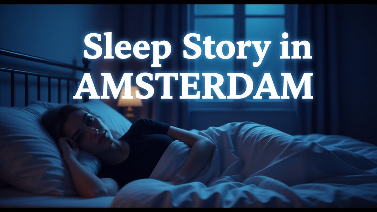 Amsterdam Dreams 🌙✨ | Sleep Story | Relaxing Travel Through the City of Canals and Art 🌙🛏️