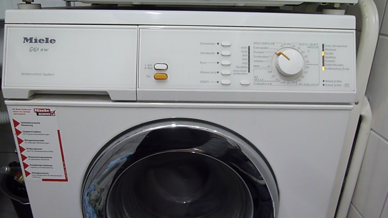Waschmaschine Miele Gala w961 Spülen LED blinkt