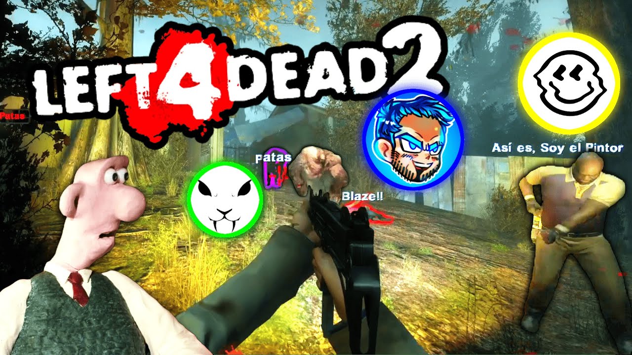 Jugué Con 4 YouTubers De Left 4 Dead 2 y esto pasó...🤣😂