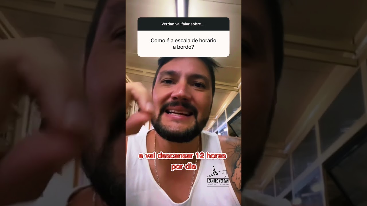 Como &eacute; a escala de trabalho embarcado