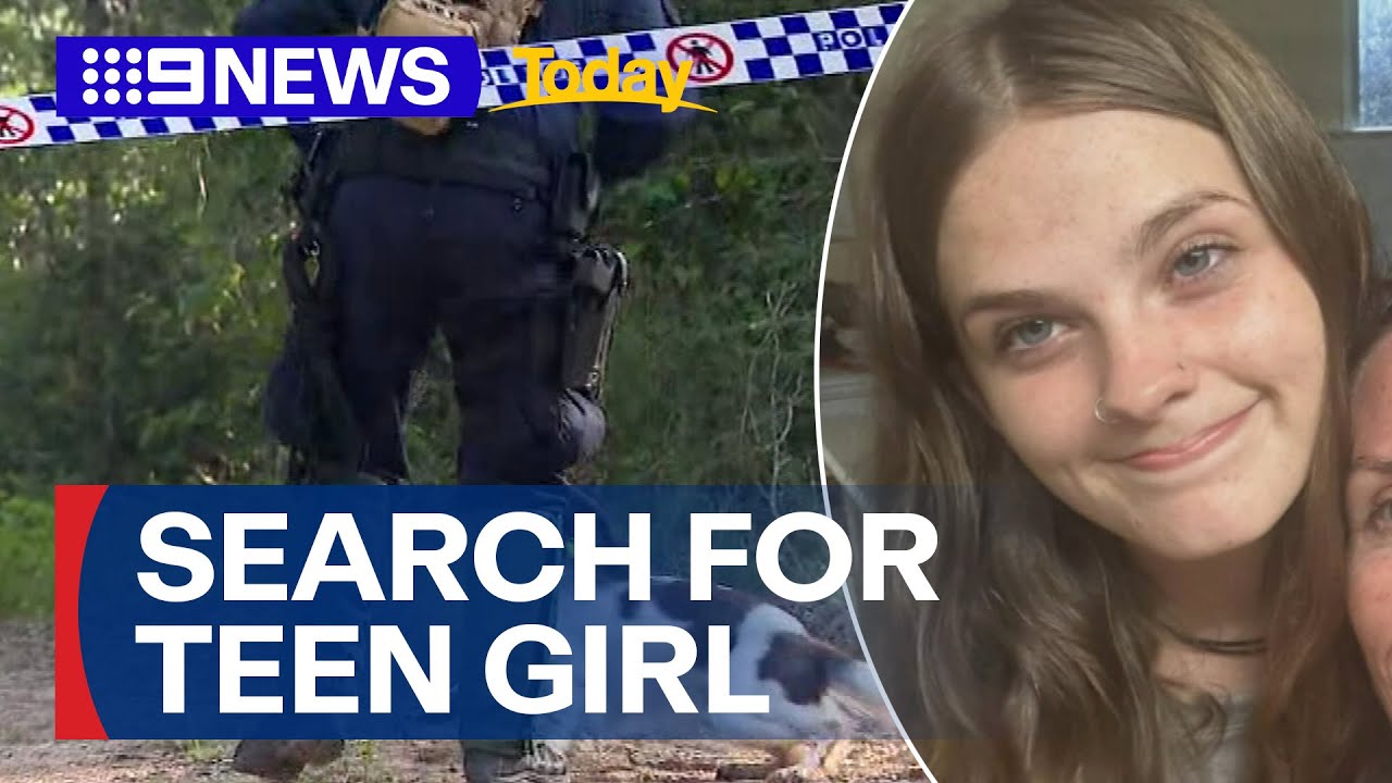 Continued efforts to find missing 17-year-old girl in Bundaberg | 9 News Australia