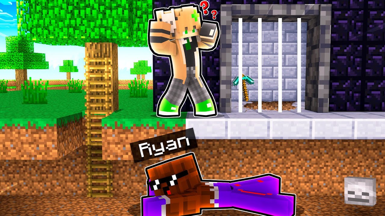 Ich BRECHE aus PLATINS GEFÄNGNIS aus in MINECRAFT!
