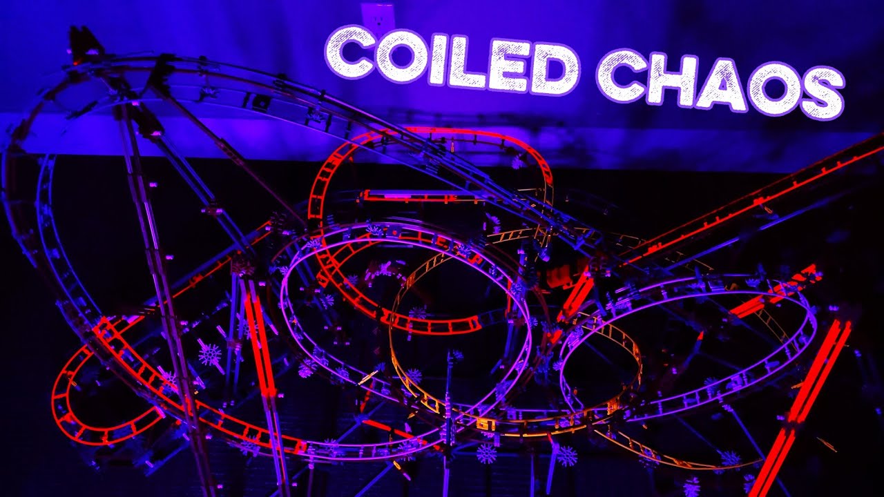 K'nex Roller Coaster - Coiled Chaos