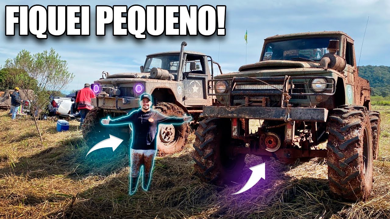 DUAS F-75 BIG FOOT COM MOTOR 6 CILINDROS DE F-250!!