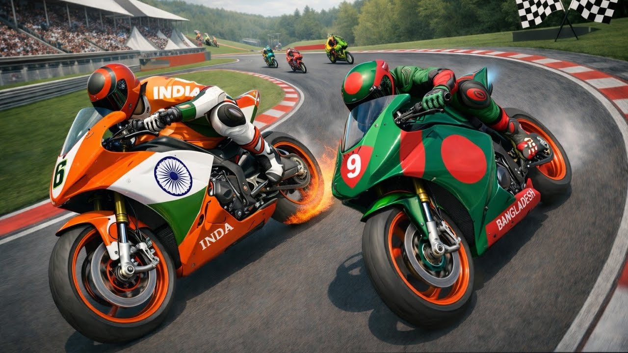 GT bike racing game challenge 3D game play 