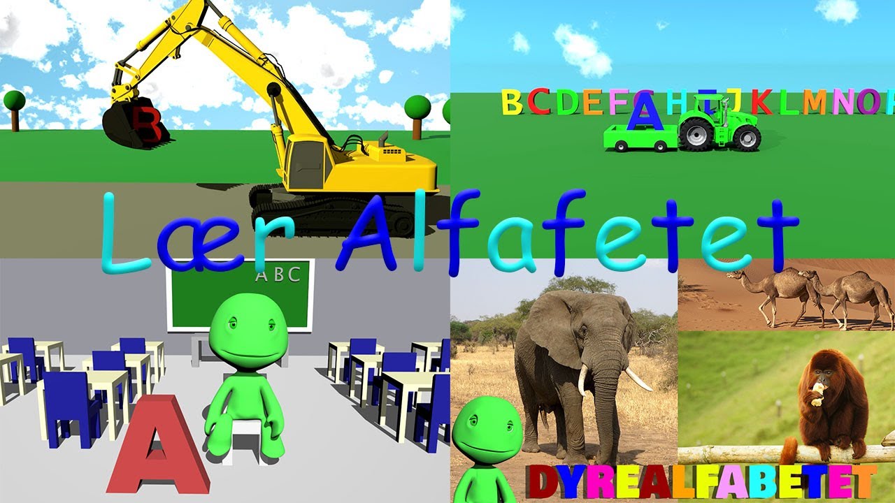 Liam Barne TV | ABC med traktor | Alfabetsangen | Dyrealfabetet