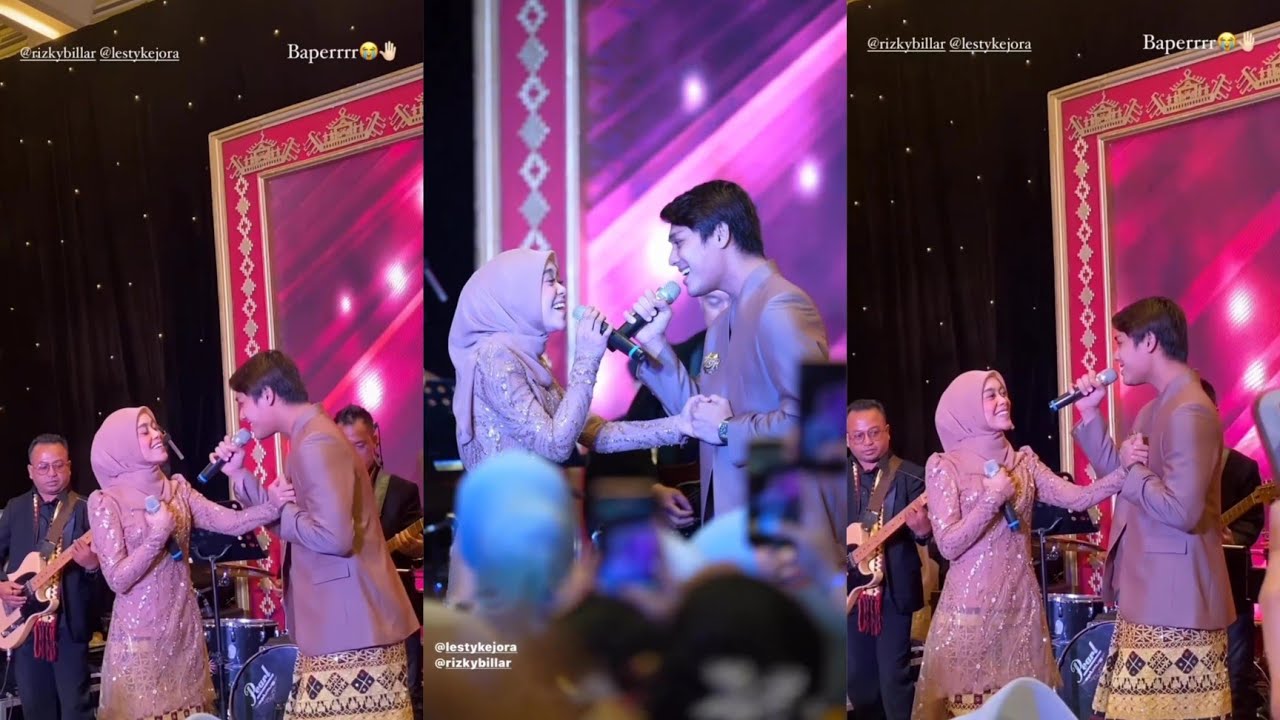 SWEET BANGET ‼️ LESLAR BAWAKAN LAGU BAHASA KALBU DI RESEPSI PERNIKAHAN ISFAN DAN TATA