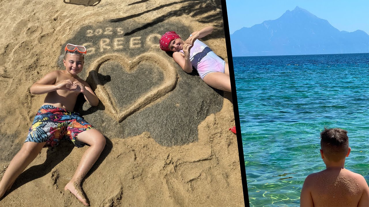 Vlog Grecia Halkidiki cu familia la Mare! 🥰🥳
