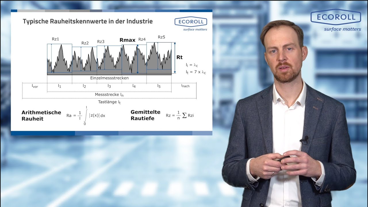 ECOROLL AG - Oberfl&auml;chentopografie und Oberfl&auml;chenrauheit messen und bewerten (Teil 2)