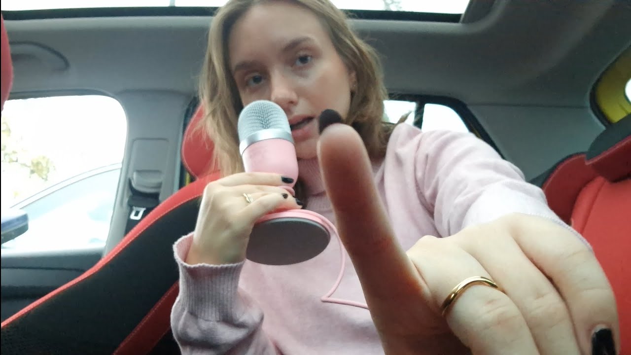 Car ASMR | Inaudible Whispering🩷