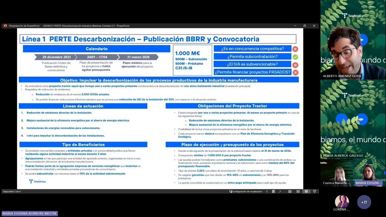 Telefónica Empresas te ayuda en el PERTE de Descarbonización