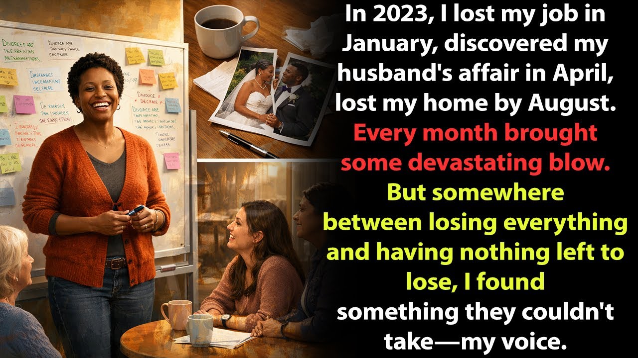 Every month brought another loss — my paycheck, my marriage, my dreams — Until I found the voice...