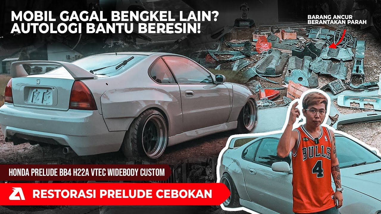 RESTORASI Honda Prelude Widebody BB4 Mesin VTEC Matot Ancur Hasil Gagal Bengkel Nakal? Beres Gak?