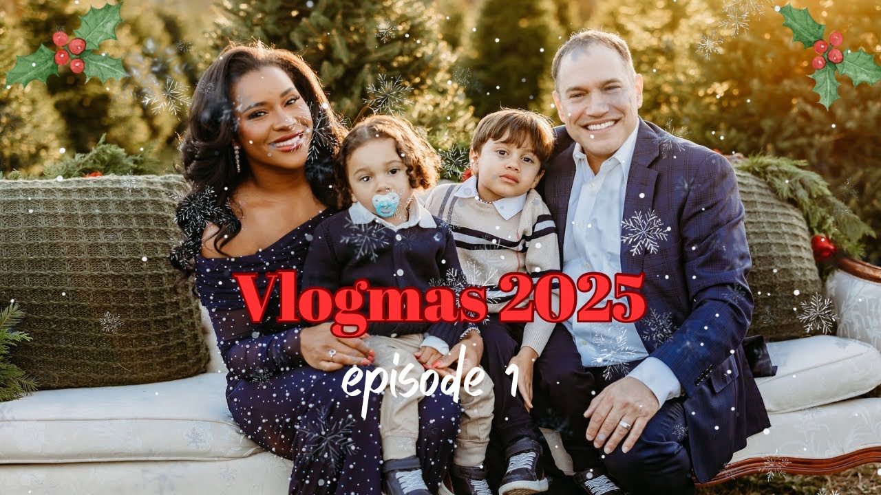 Vlogmas 2025 Day 1 | Family Christmas Vlogs with Toddlers