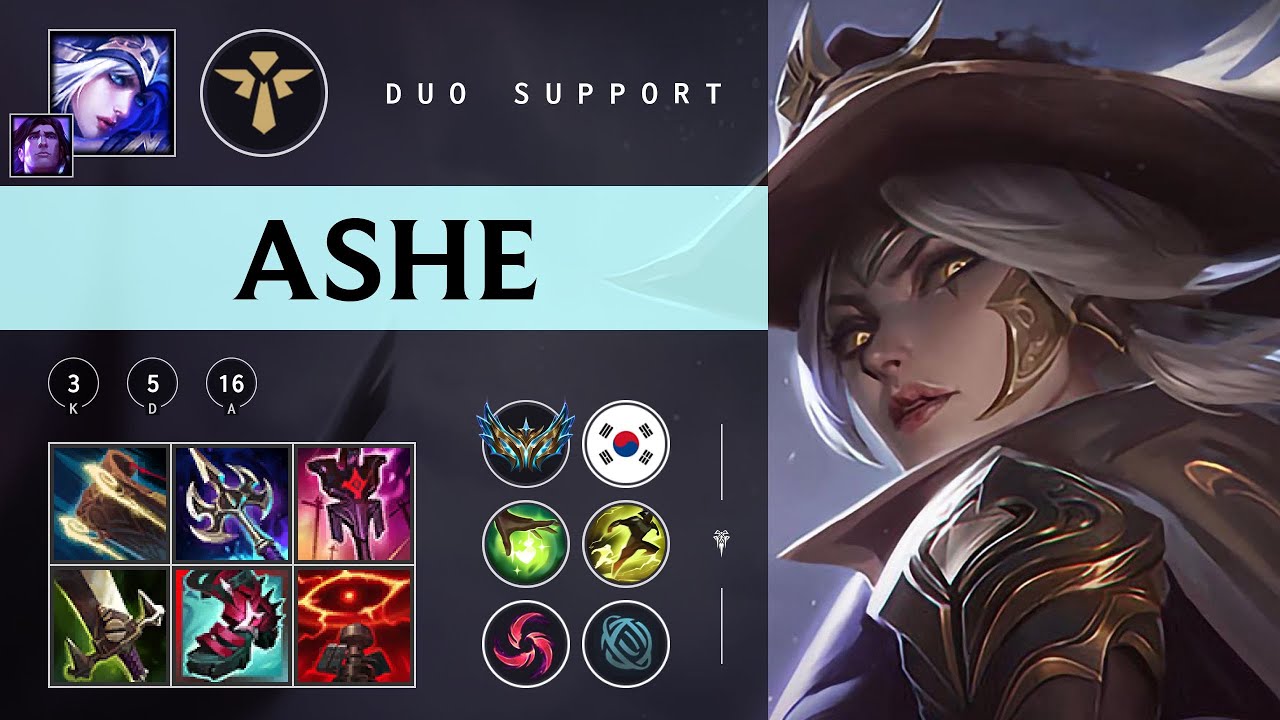 Ashe Support vs Anivia - KR Challenger Patch 25.24