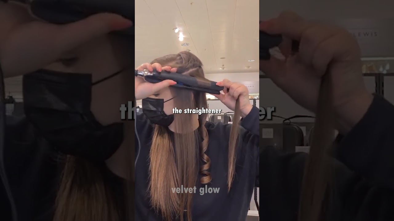 💇&zwj;♀️ Straightener Curl Hack  Perfect Bouncy Curls Every Time ✨