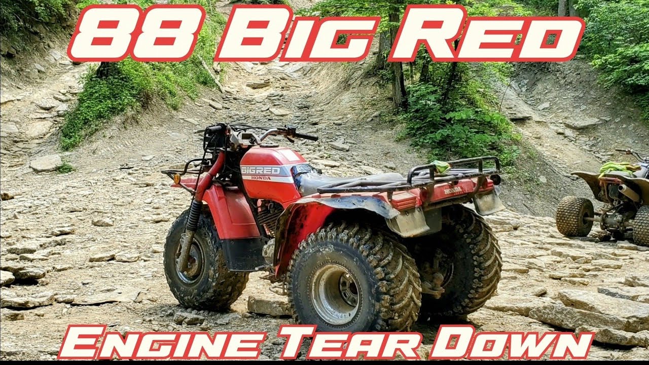 1988 Honda Big Red Restoration - This ATC 250ES Engine Gets A Top End Tear Down For Vapor Honing