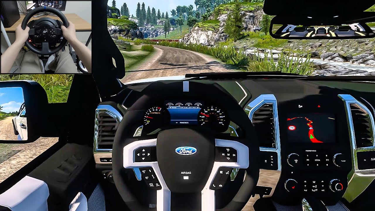 Euro Truck Simulator 2 - 2017 Ford F-150 Raptor | Off Road [Steering wheel gameplay]