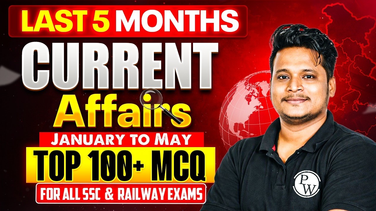 Last 5 Months Current Affairs 2026 | Jan to May Current Affairs 2026 | Current Affairs by Raja Sir
