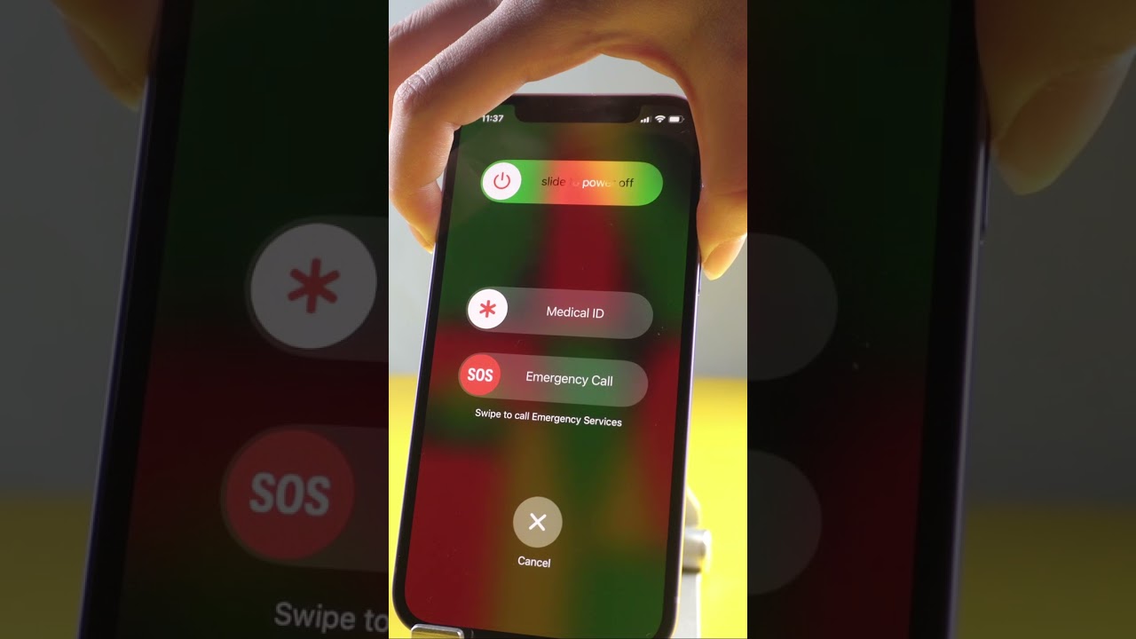 How to Use Emergency SOS on iOS 16.3 #shorts