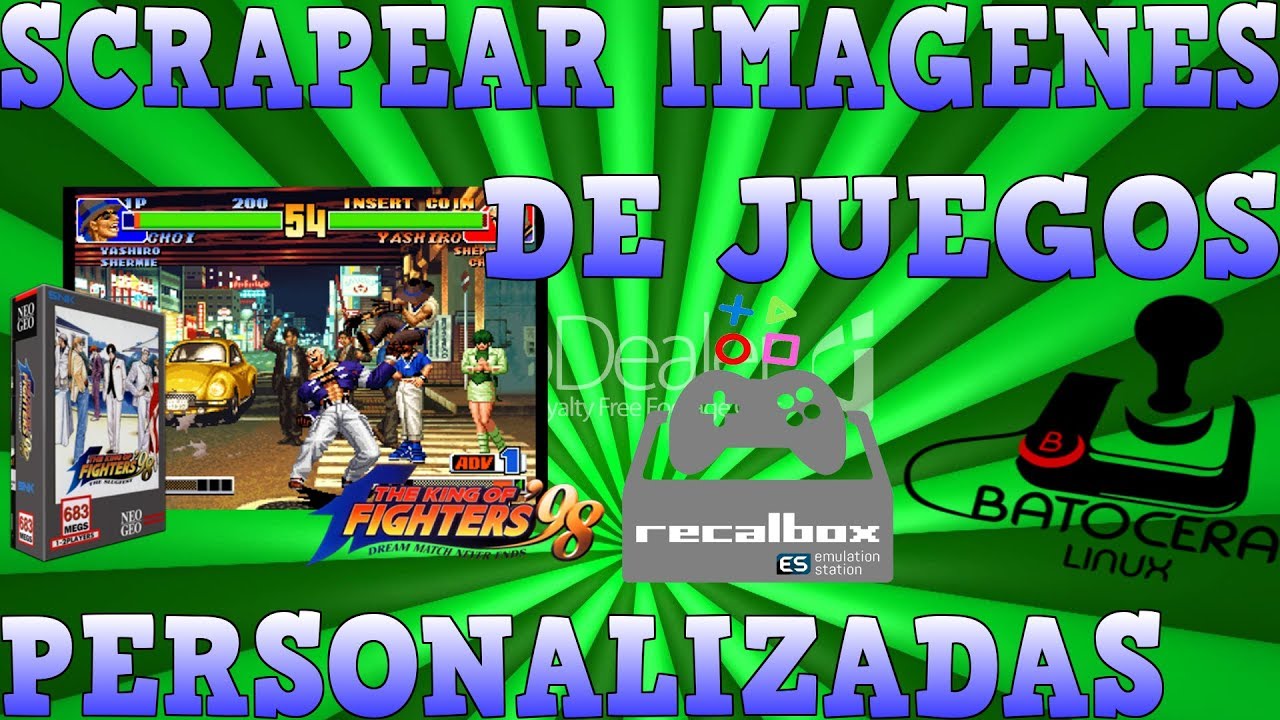 Como Poner Imagines Scraper personalizadas de Juegos Batocera Recalbox