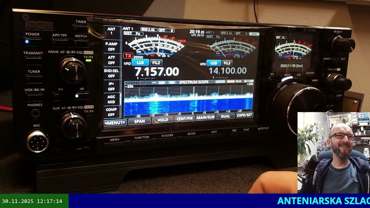 LAJW #717 - Niedziela z Icom-em IC-7760 - 30 listopada 2025 godz. 12:02