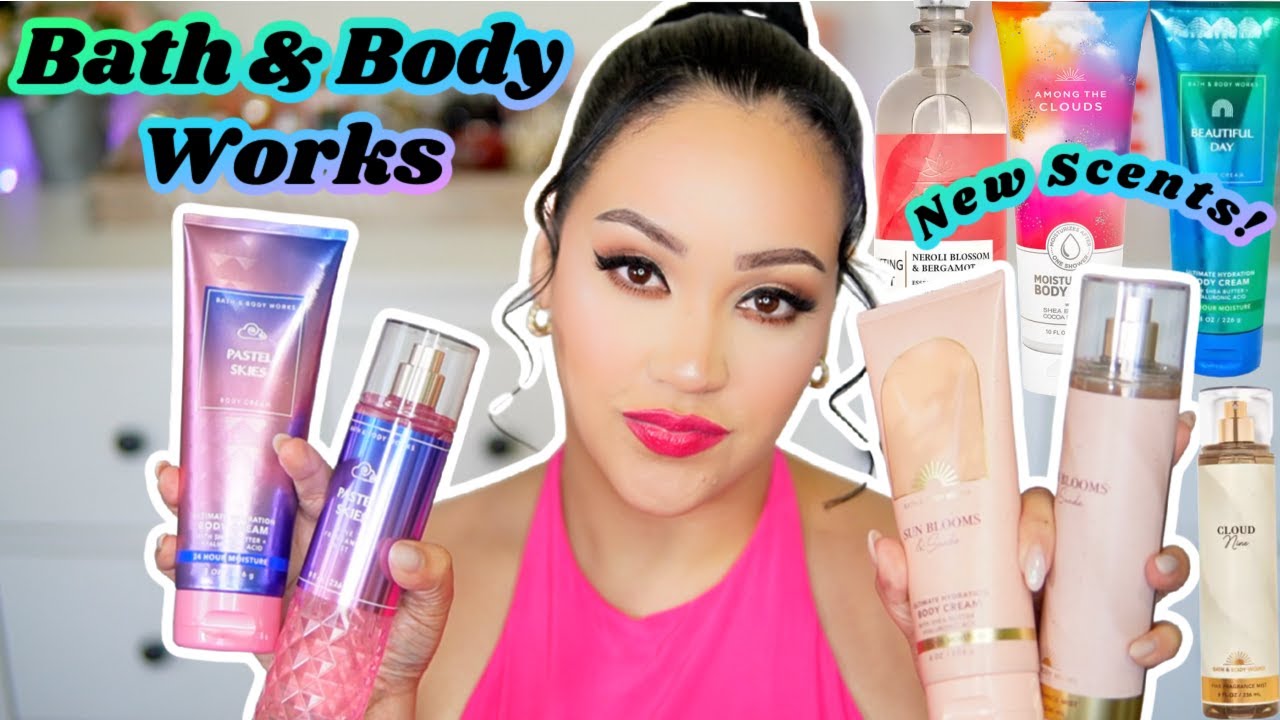 BATH & BODY WORKS BODYCARE HAUL | WHAT'S NEW AT BATH & BODY WORKS? NEW SCENTS!! | AMY GLAM