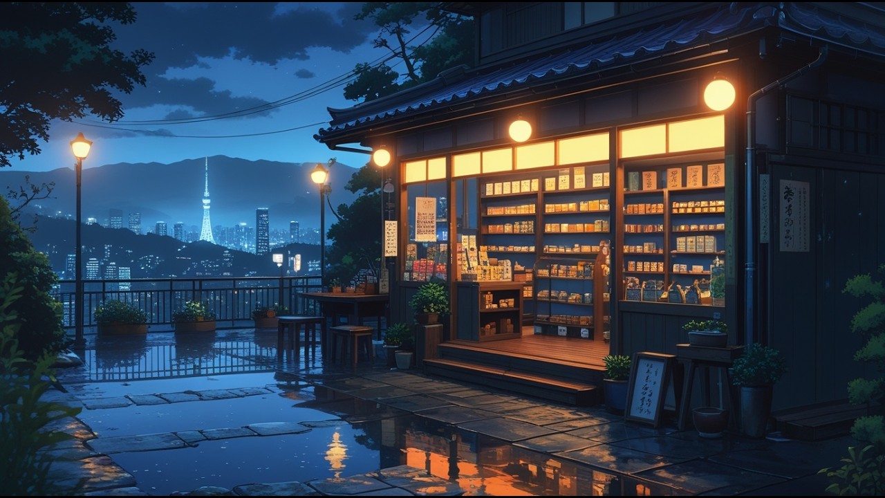 Smooth 80's Tokyo Night Beats 🎧 | Relaxing Lofi for Focus & Rest