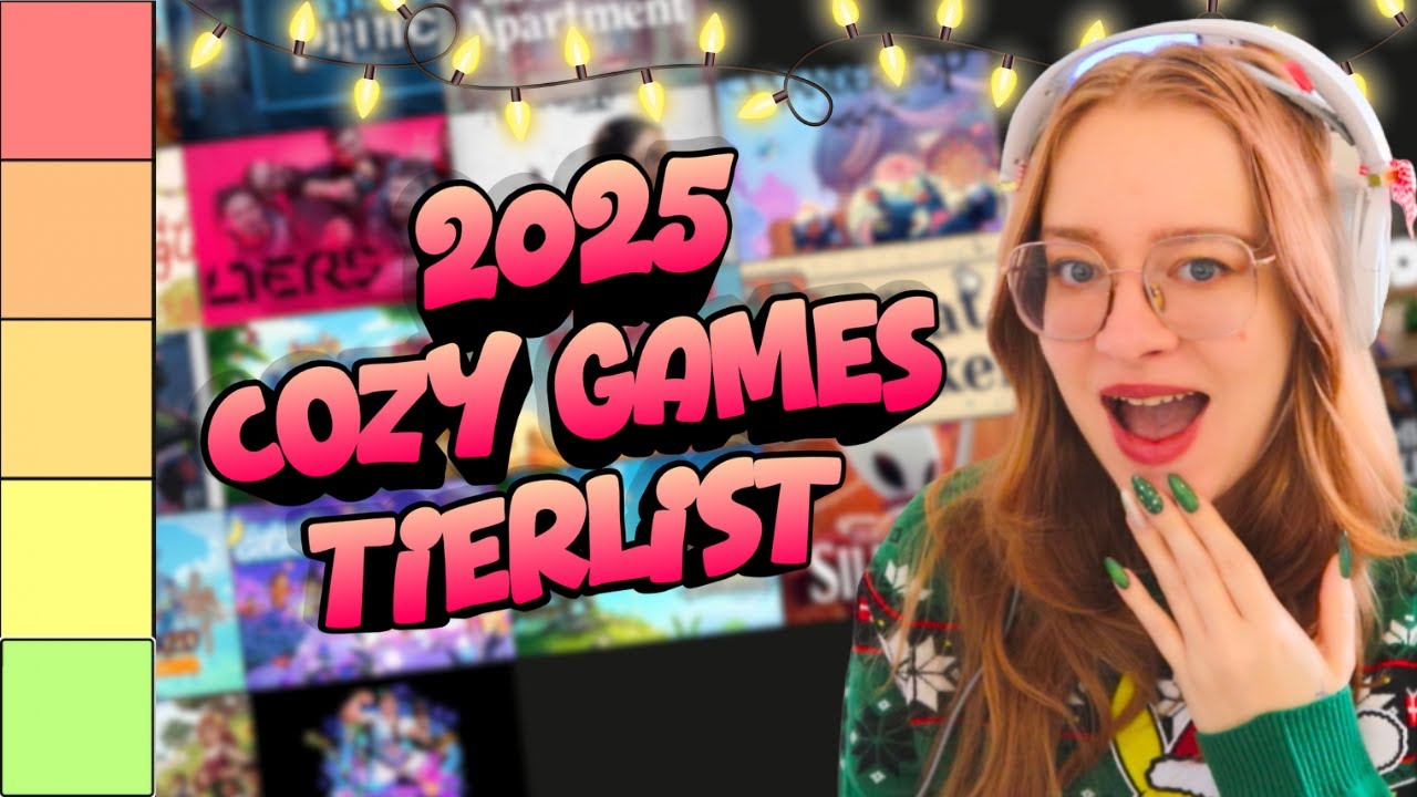 JE CLASSE TOUS LES JEUX COZY DE 2025 ⭐ tier list cozy games