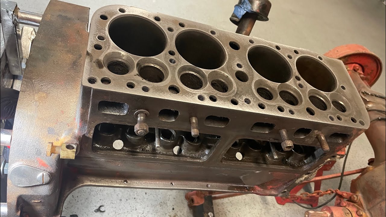 Ford 8n flat head valve train removal