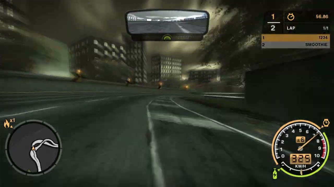 NFS MW (City Perimeter) Lotus 1st Lap 1:32:85
