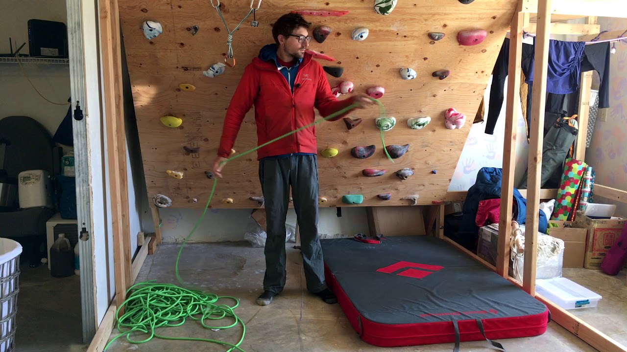 Rock Climbing Ropes - Stacking A Rope for Lead Climbing - Flaking A Rope