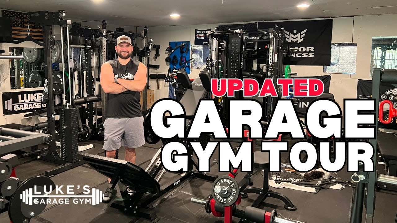 My Updated Garage Gym Tour 2025!! | My Full Garage Gym Setup & Equipment Updates!