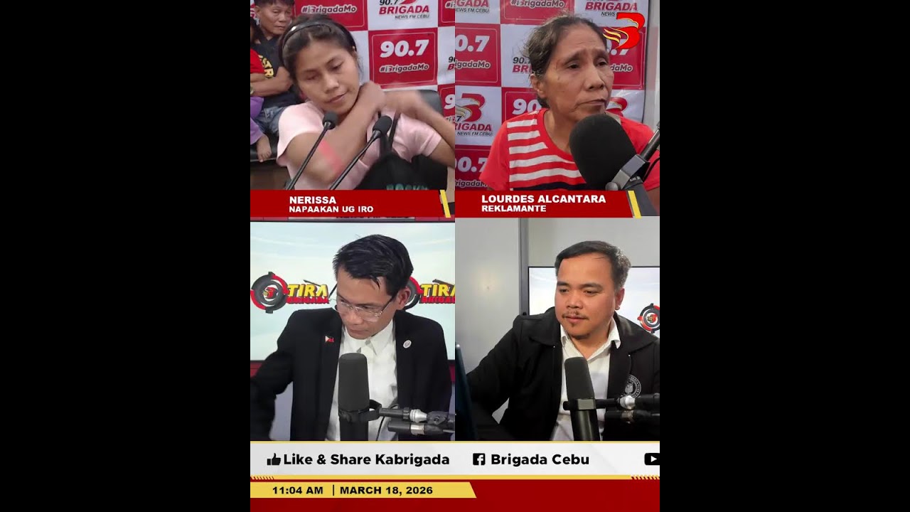 𝐓𝐈𝐑𝐀 𝐁𝐑𝐈𝐆𝐀𝐃𝐀 MARCH 18, 2026| WEDNESDAY 90.7 BRIGADA NEWS FM CEBU