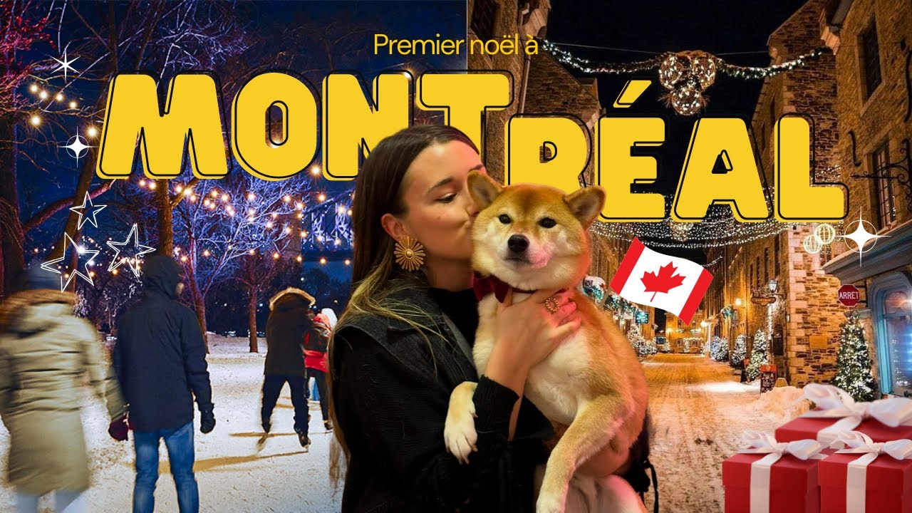 Noël 2024 sous la neige de Montréal ❄️🎄🇨🇦