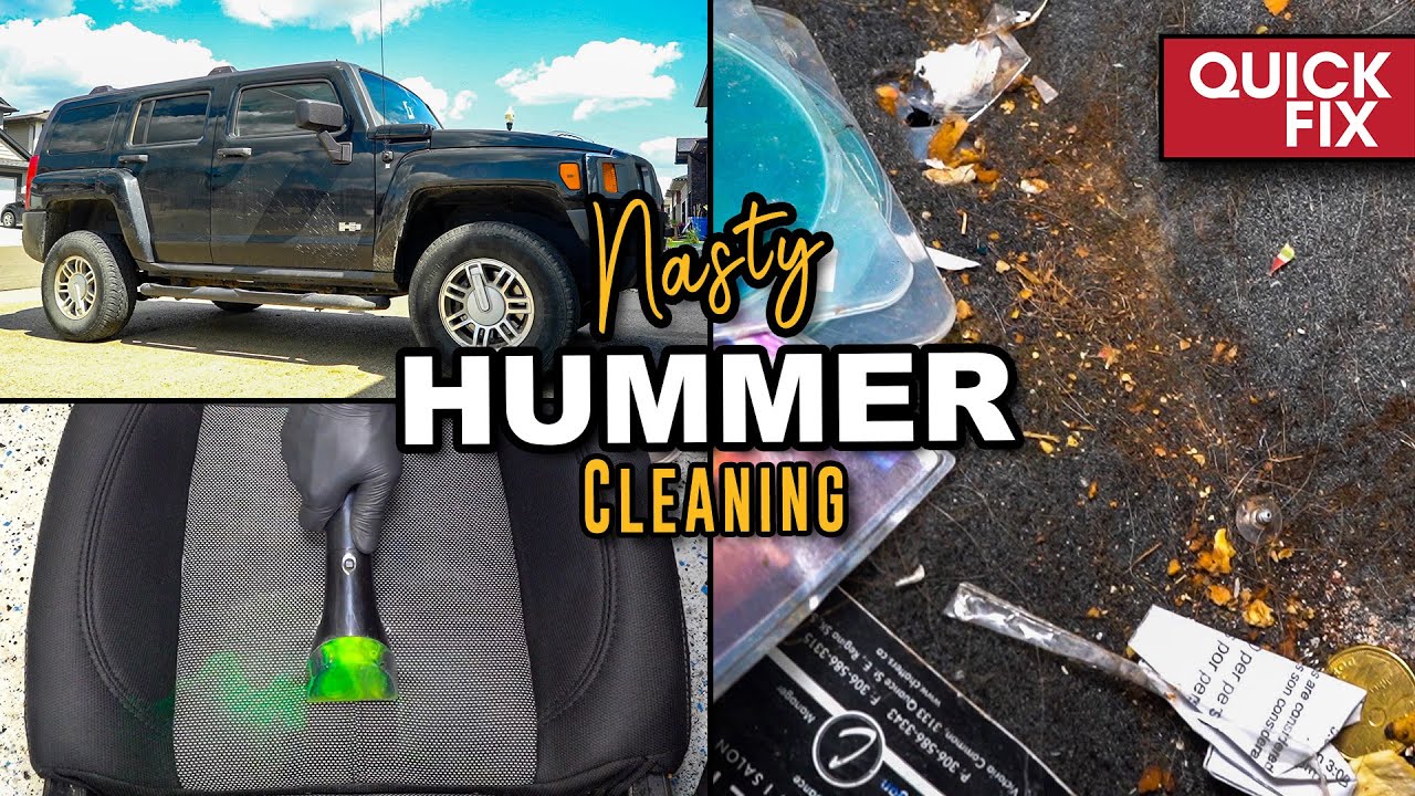 SUPER Cleaning a Big Dirty HUMMER!