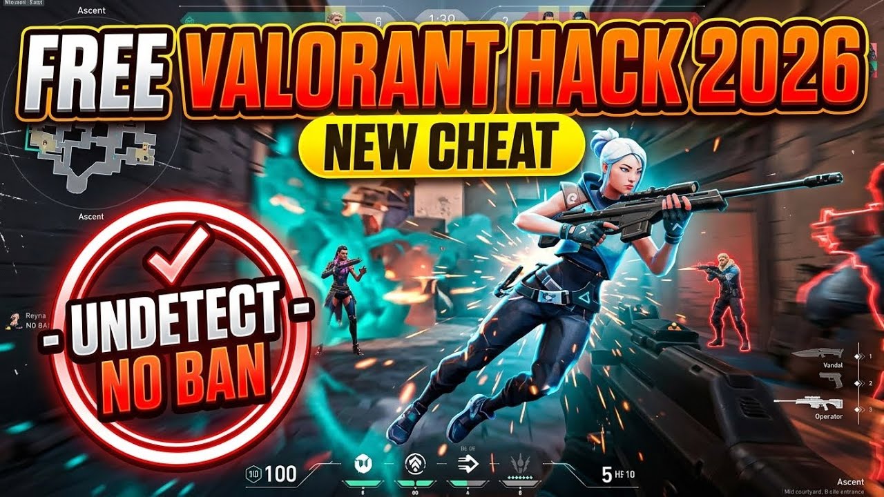 NEW FREE VALORANT HACK | BEST FREE VALORANT CHEAT | FULL UNDETECT ( NO BAN ) WORK 2026