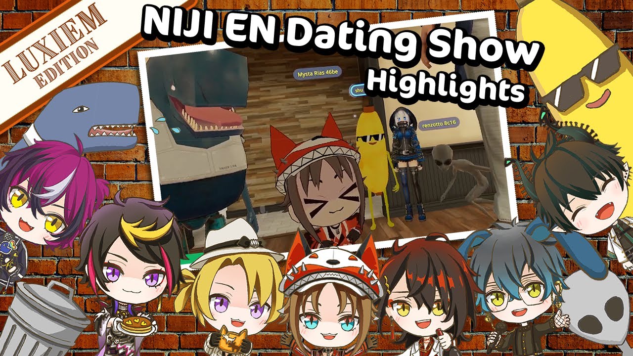 LUXIEM Dating Show Highlights【 NIJI EN Dating Show | Bachelor: Mysta | Host: Doppio | Guest: Ren】