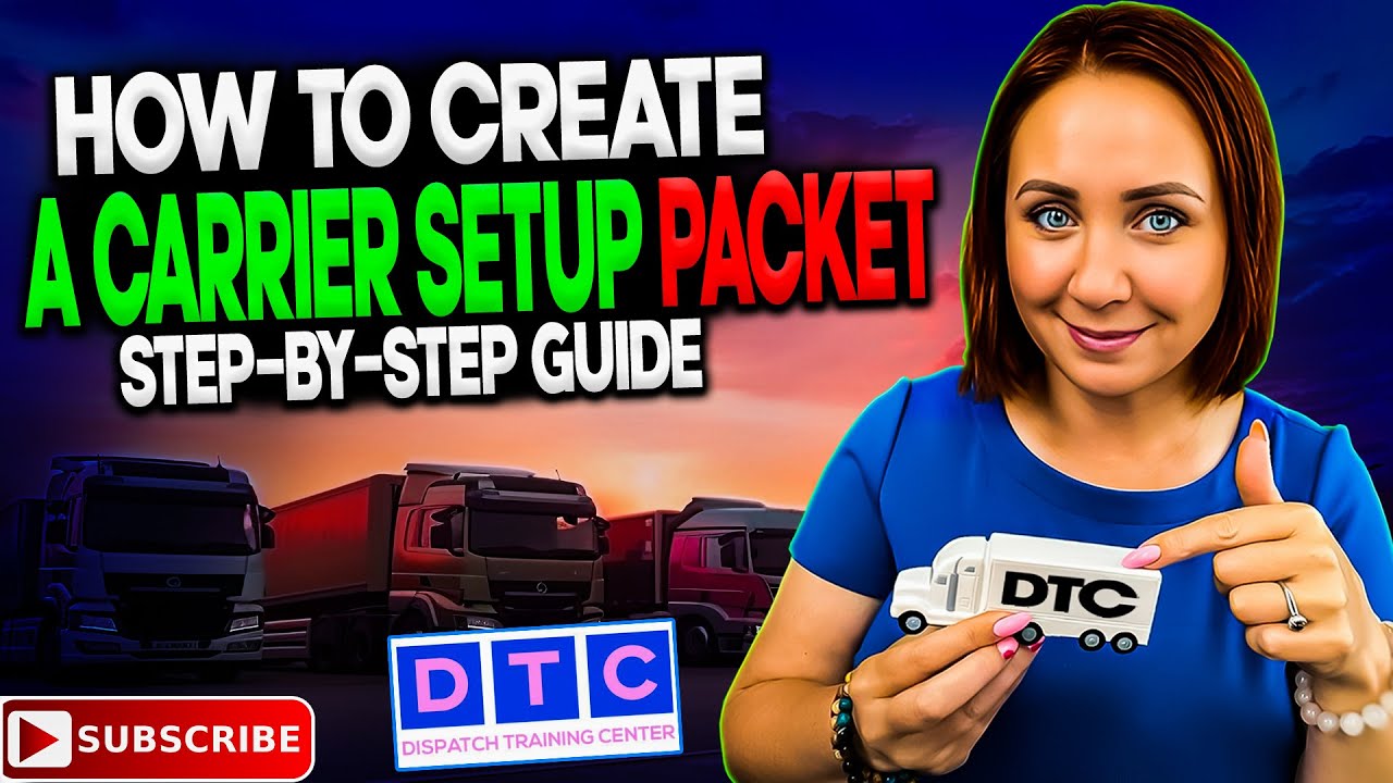 Guide on how to create a carrier setup packet #dispatchtrainingcenter #dispatcher #eld #dispatcher