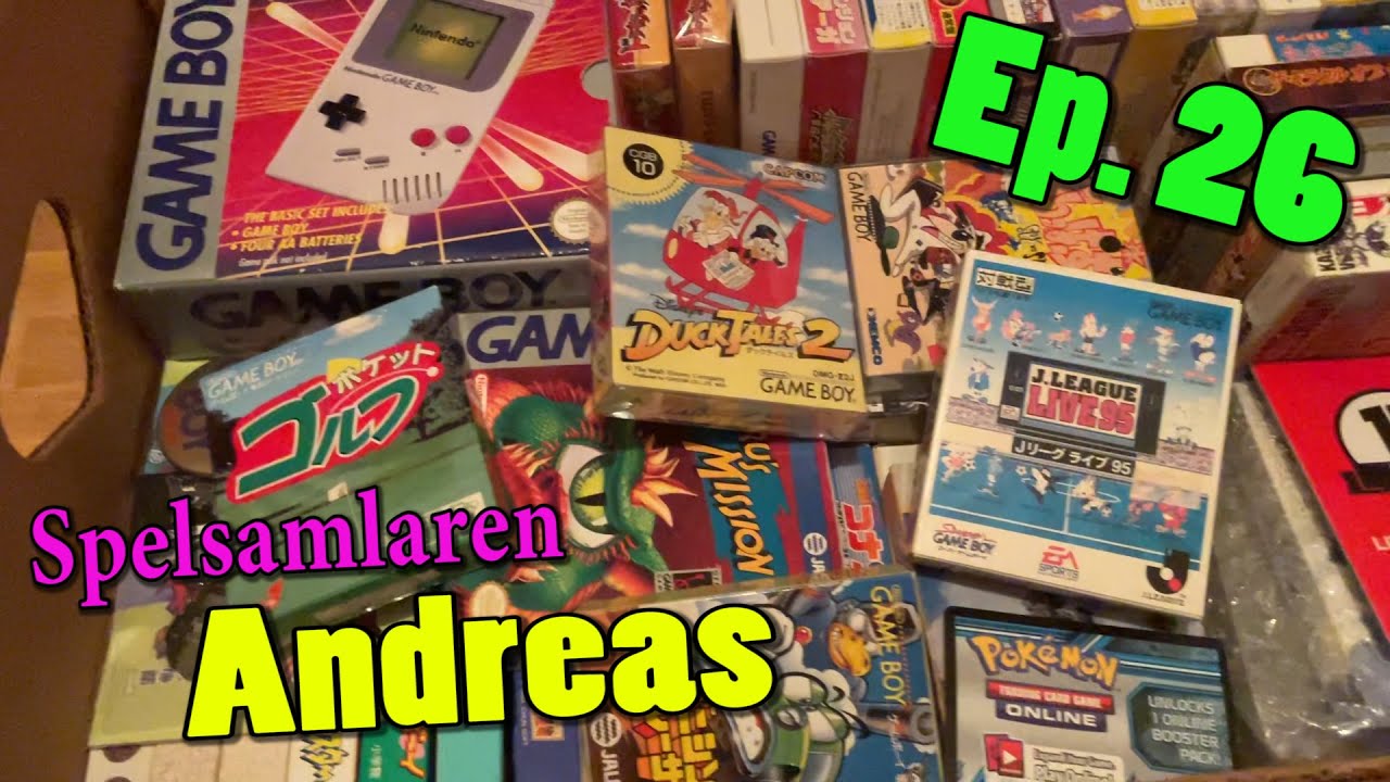 Spelsamlaren! Ep 26 - Massa Game Boy och Gott och Blandat - Andreas Hopman Del 2/2