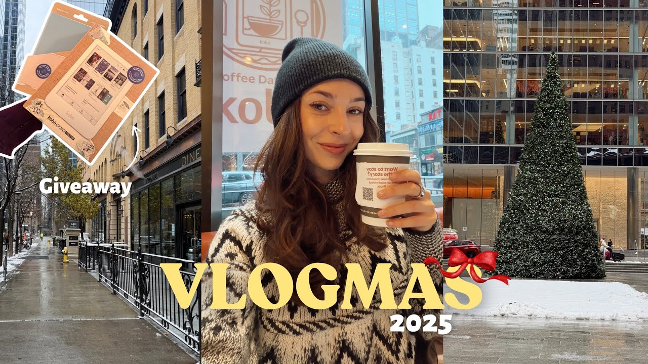 VLOGMAS 2025 🎄 Праздничное настроение, утренний уход за кожей и розыгрыш Kobo! | ДЕНЬ 3