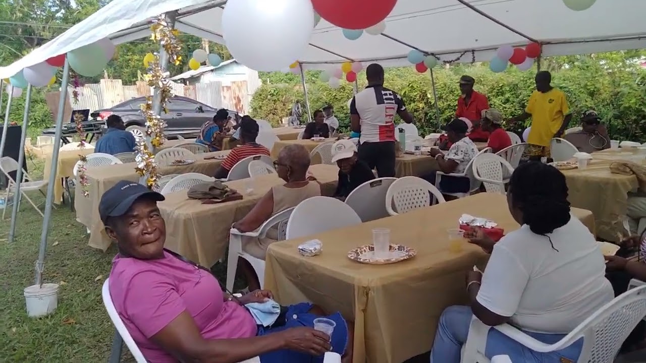 Sunshine Senior Citizens of Islington St.Mary Christmas Dinner Part 7