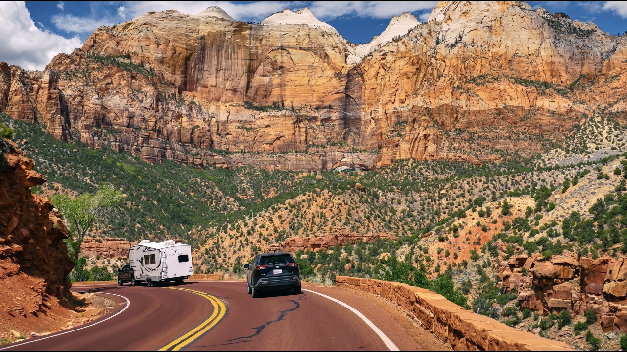Bryce Canyon City to Zion National Park | Utah Scenic Drive 4K