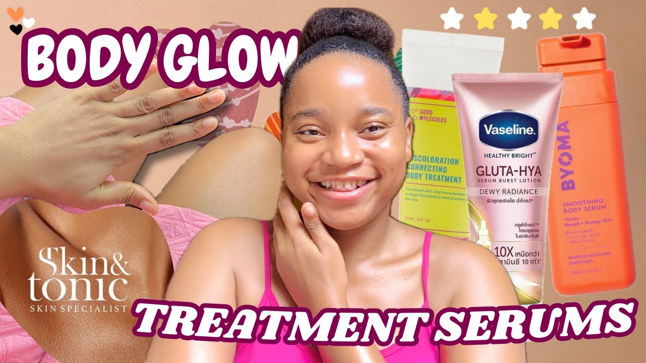 TOP 5 BODY GLOW SERUMS FOR A TONED, EVENED & GLOWY SKIN ✅🌟| Body Care Treatment Serums